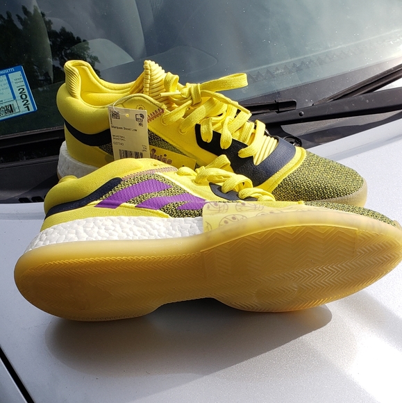 adidas marquee boost low yellow